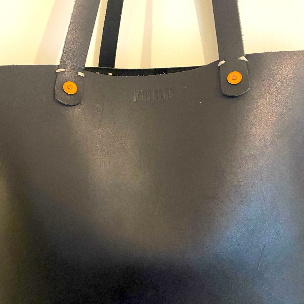 Leather FEED tote